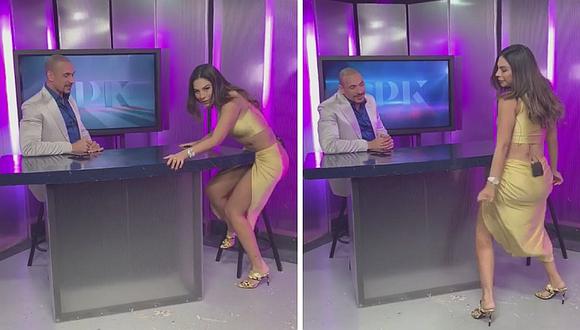 Stephanie Valenzuela hace sensual twerking en programa de TV dominicano (VIDEO)