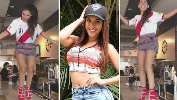 Stephanie Valenzuela baila huayno y dice estar orgullosa de ser arequipeña (VIDEO)