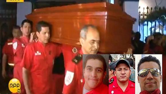 El Agustino: Cuerpos de bomberos son retirados de la morgue para homenaje póstumo [VIDEO]