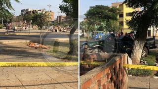 ​Camioneta se despista y deja tres muertos en avenida de San Martín de Porres (FOTOS)