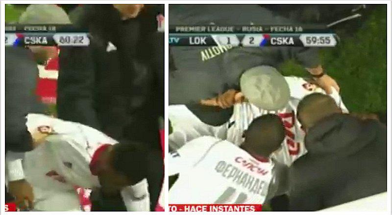 Jefferson Farfán sufre terrible golpe en el pecho a pocos días del repechaje (VIDEO)