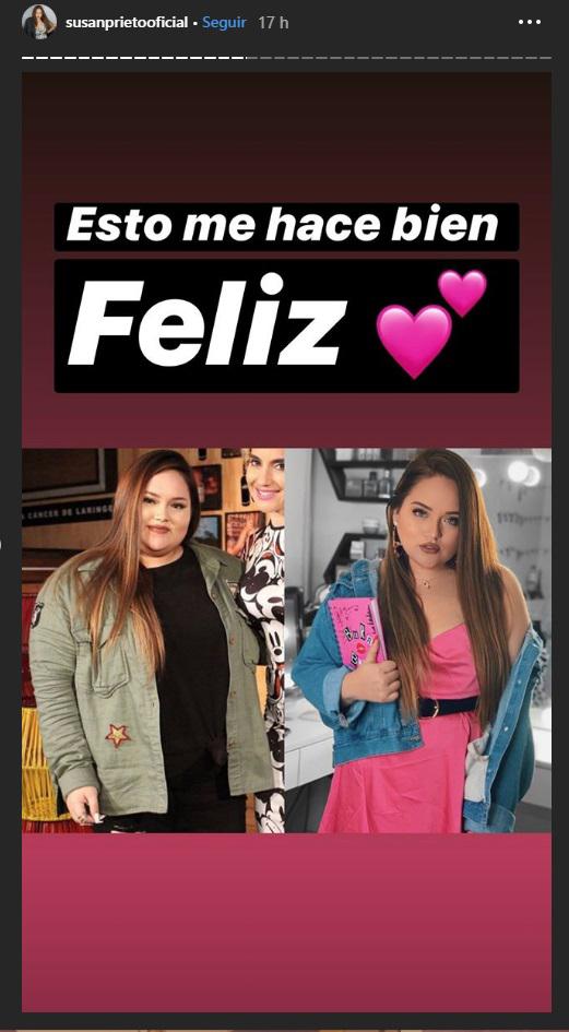 Cantante está feliz con su nueva apariencia y así lo dio a conocer a través de sus redes sociales / Instagram: Susan Prieto