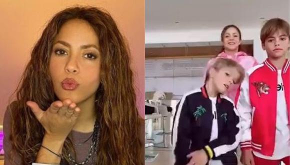 Milan y Sasha, hijos de Shakira y el deportista Gerard Piqué, se ganaron los elogios en redes sociales por su talento para el baile. (Foto: @shakira)