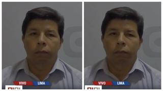 Pedro Castillo: Expresidente reaparece en audiencia virtual que define prisión preventiva por 36 meses