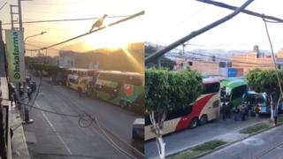 Paro de transportistas de carga pesada: reportan buses varados en la Panamericana Norte en Casma 