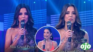 Luciana Fuster dejó con la boca abierta al responder difícil pregunta del Miss Grand Perú: “El mayor desafío de mi generación”