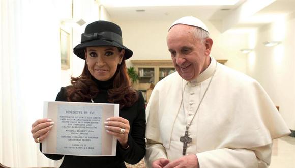 Papa Francisco recibió a la presidenta argentina Cristina Fernández
