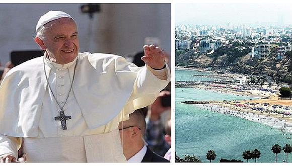 Papa Francisco no dará misa en la Costa Verde en enero del 2018