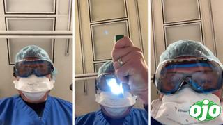Médico “recrea” los últimos minutos de vida de un paciente con Covid-19 | VIDEO