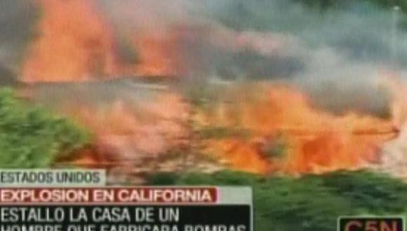 EEUU: Casa de 'hombre bomba' explotó en California