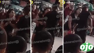 Dayanita vuelve a no usar mascarilla en show callejero y policía intentó intervenir | VIDEO 
