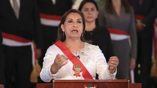 Dina Boluarte: “Ni la violencia ni el radicalismo acabarán con un gobierno legal y legítimo”