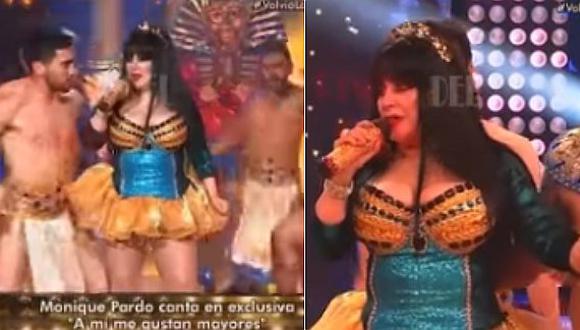Monique Pardo interpretó la canción 'Mayores' de Becky G vestida de Cleopatra (VIDEO)
