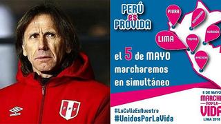 Le dan con palo a Ricardo Gareca por apoyar la 'Marcha por la Vida' (VIDEO)