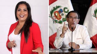Katia Palma aplaude trabajo de Martín Vizcarra: “Después de muchos años que Perú no tenía un buen presidente” 