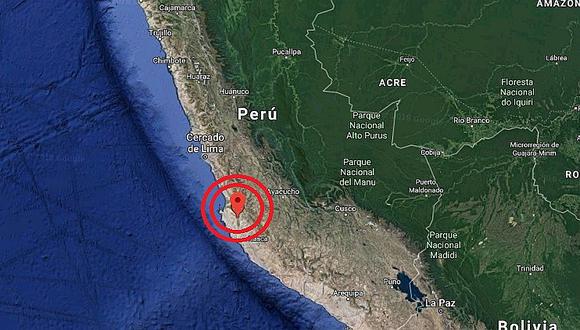 ​IGP: fuerte sismo de magnitud 5.2 sacudió Ica esta madrugada