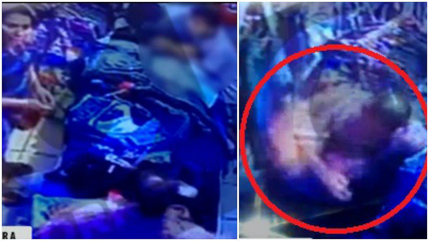 Agrede brutalmente a su esposa delante de sus hijos y niños reaccionan así (VIDEO)