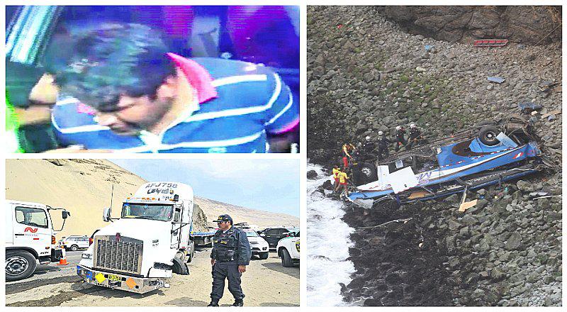Accidente en Pasamayo: solicitan nueve meses de prisión preventiva para chofer de tráiler
