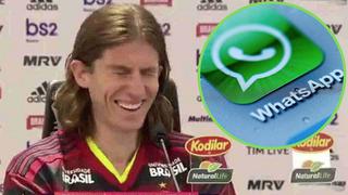 Youtube | El "sonido" de Whatsapp que interrumpió la presentación de Filipe Luiz en el Flamengo | VIDEO