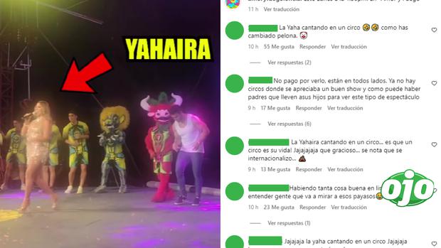 Usuarios 'destruyen' a Yahaira por cantar en circo de EEG