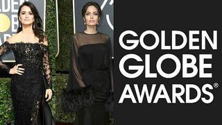 Golden Globes: actrices lucieron looks en color negro a modo de protesta