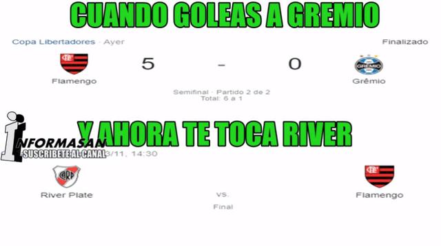 Las mejores reacciones del River-Flamengo por la gran final de la Copa Libertadores en Lima