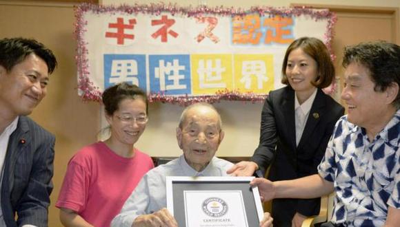 Un japonés de 112 años, reconocido como el hombre más longevo del mundo 
