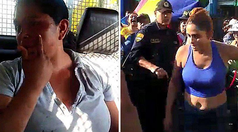 Extranjera es acusada de atacar a ambulante con un cuchillo de cocina 