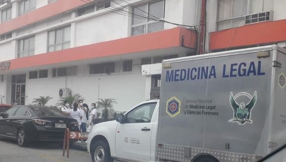 La clínica Kennedy donde ocurrió el asesinato. (FOTO: Diario D'Una/Ecuador)