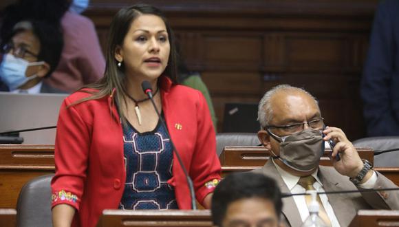 Silvana Robles renunció a la bancada Perú Libre. (Foto: Congreso)