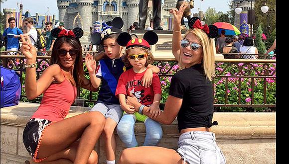 Sheyla Rojas se divirtió con Antoñito en Disney por Semana Santa   