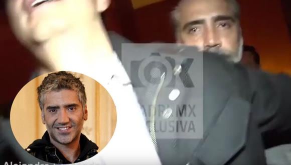 Alejandro Fernández se pasó de copas y agredió a periodista [VIDEO]  