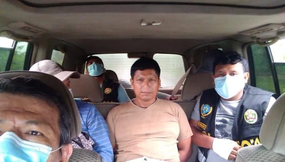 Ucayali: Díaz Neyra, tras ser identificado, fue puesto a disposición de las autoridades de acuerdo a los protocolos establecidos. (Foto: CCFFAA)