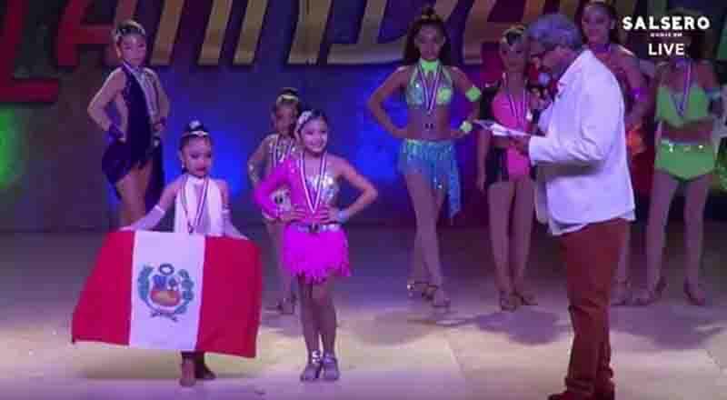 Niña peruana de 6 años gana título mundial de salsa en Estados Unidos [VIDEO] 