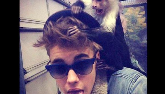  Justin Bieber: Lo invitan a Costa Rica para que deje de adoptar monos   
