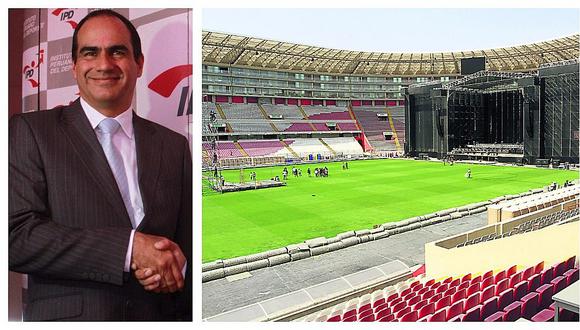 Perú vs. Nueva Zelanda: ¿despedirán a presidente del IPD por alquilar estadio para concierto?