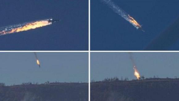 ​Turquía derribó así un avión de combate ruso en la frontera siria [VIDEO]
