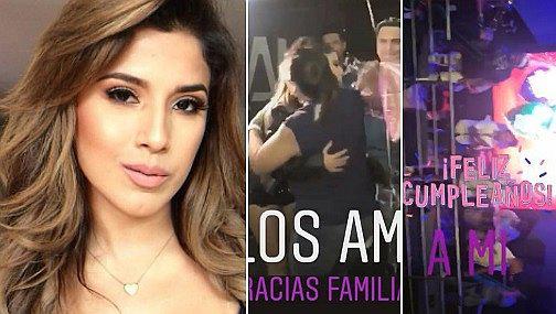 Yahaira Plasencia celebra su cumpleaños y ¿recibe sorpresa de galán? (FOTOS Y VIDEO)