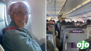 Piloto pide aplausos para pasajera que logró vencer el cáncer: “Ha ganado esta dura batalla”