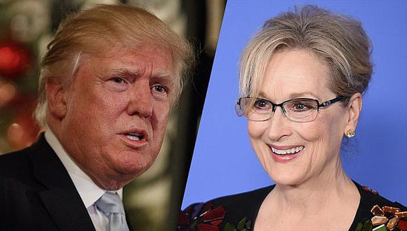 Trump: Meryl Streep es una actriz sobrevalorada y lacaya de Clinton