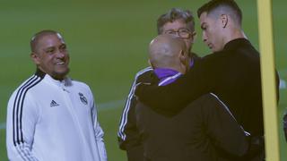 Cristiano Ronaldo quiso pasar desapercibido en entrenamiento de Real Madrid (VIDEO)