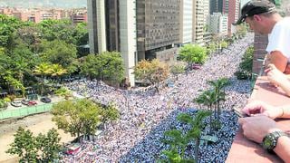 Nicolás Maduro retrocedió y permitió la masiva concentración [VIDEO]