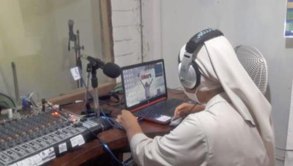 Ucayali: misioneras reactivan radio de parroquia para que los niños reciban clases (Foto difusión).