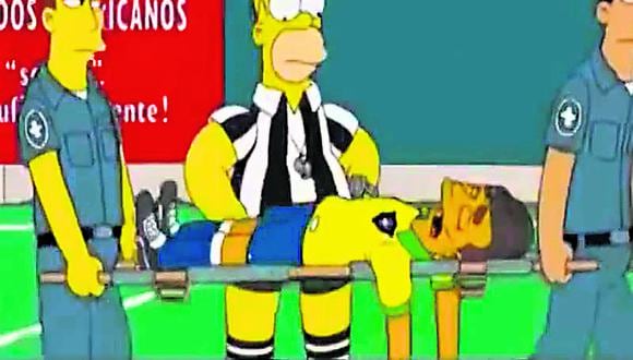 Los Simpson 
anticipó lesión