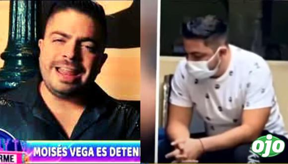 Moisés Vega es detenido en comisaria tras confuso incidente. | FOTO: Magaly TV La Firme