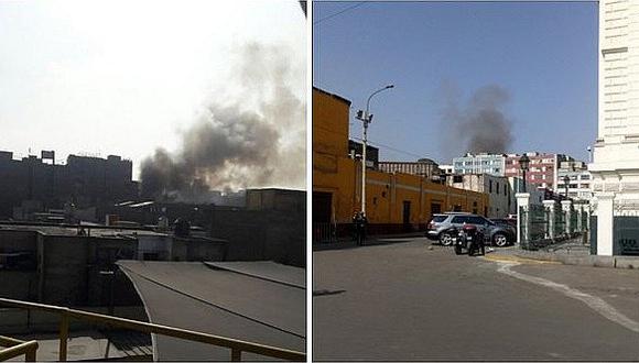 ​Centro de Lima: otra galería se quema a pocos metros del incendiado centro comercial La Cochera