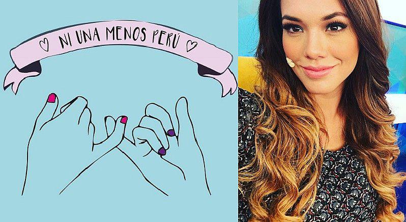 Jazmín Pinedo se une a marcha 'Ni una menos' contra la violencia a la mujer