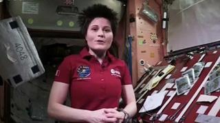 Astronauta italiana bate récord en el espacio