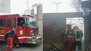 ​San Juan de Miraflores: Incendio por corto circuito consume vivienda [FOTOS]