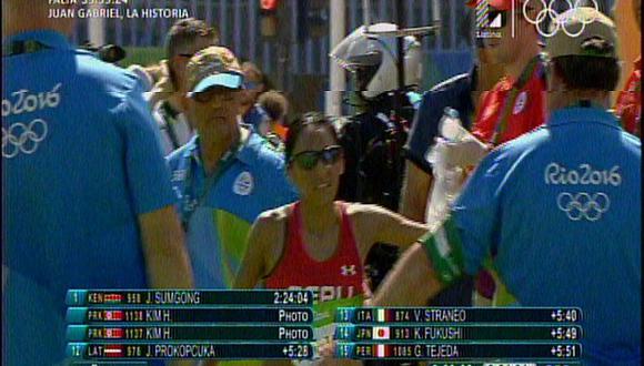 Río 2016: Gladys Tejeda queda en el puesto 15 en maratón femenina [VIDEO] 